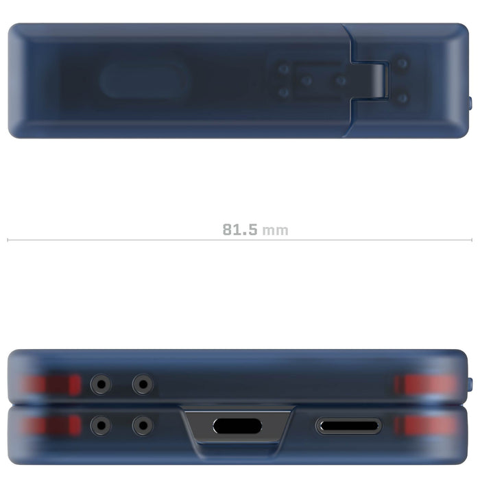 Samsung Galaxy Flip 7 Case Blue Protective Phone Cover Magnetic MagSafe Kickstand