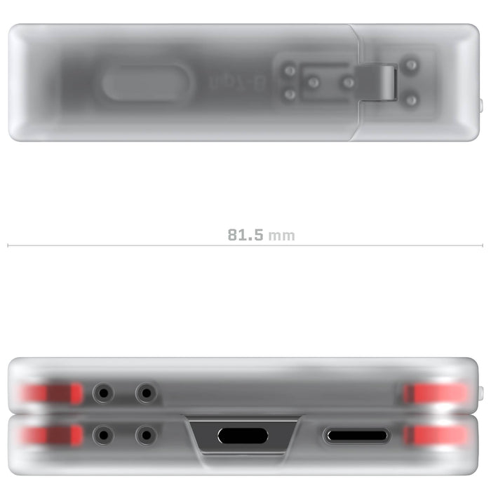 Galaxy Flip7 Clear Protective Phone Case Magnetic MagSafe Kickstand