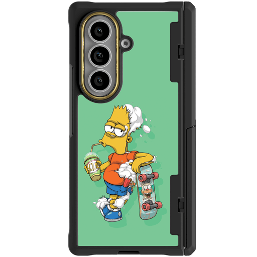 Galaxy Z Fold 7 DECONSTRUCTED BART by Dhani Barragán Artist Artwork Protective Phone Case Limited Edition Collab Cover