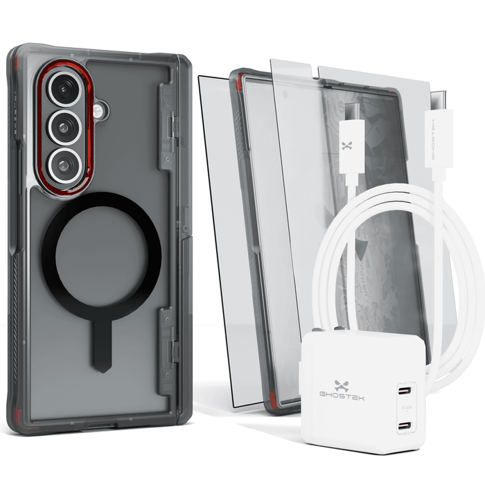 Samsung Galaxy Z Fold7 Smoke Case MagSafe Kickstand Magnetic