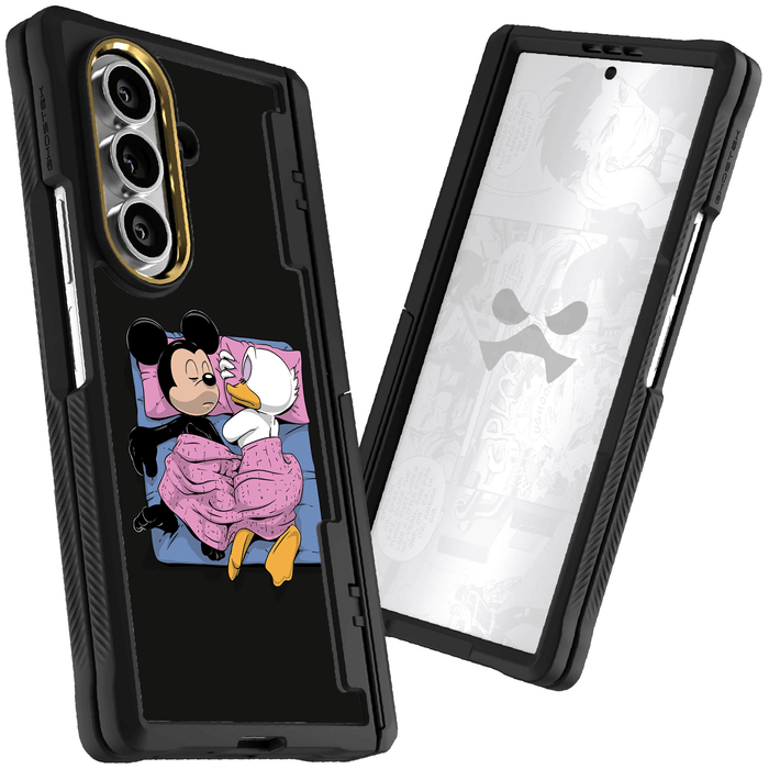Samsung Galaxy Z Fold 7 Sleeping Together by RX Strip Artist Artwork Protective Phone Case Limited Edition Collab Cover