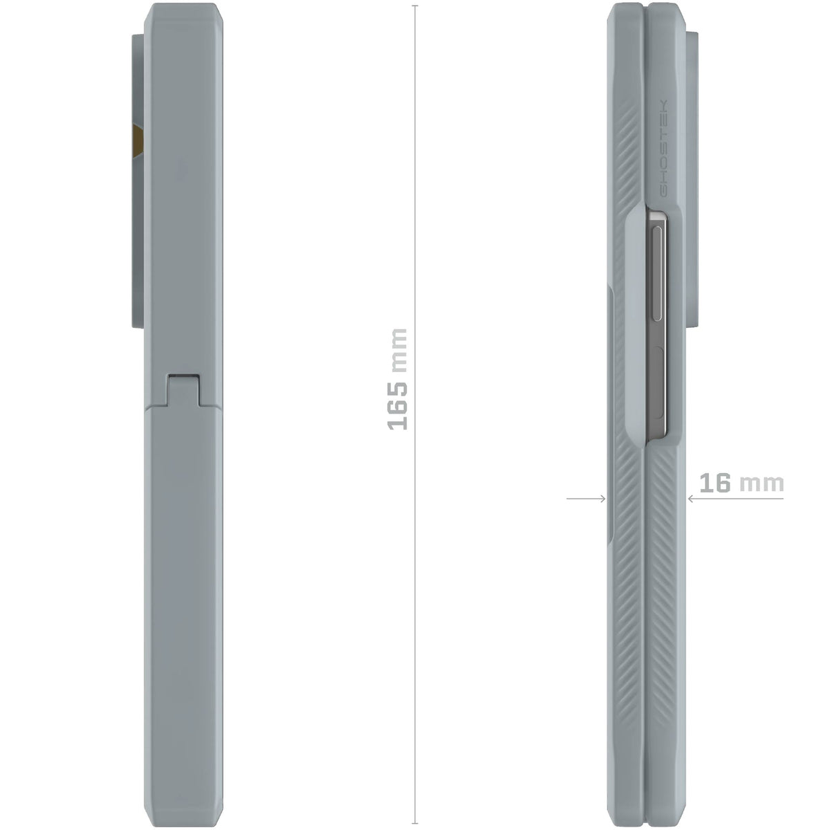 Fold 7 Protective Phone Case Gray MagSafe Kickstand Magnetic