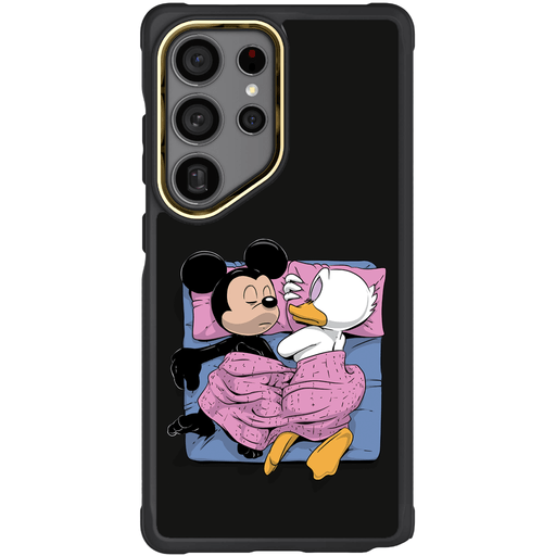 Galaxy S25 Ultra Sleeping Together by RX Strip Artist Artwork Protective Phone Case Limited Edition Collab Cover