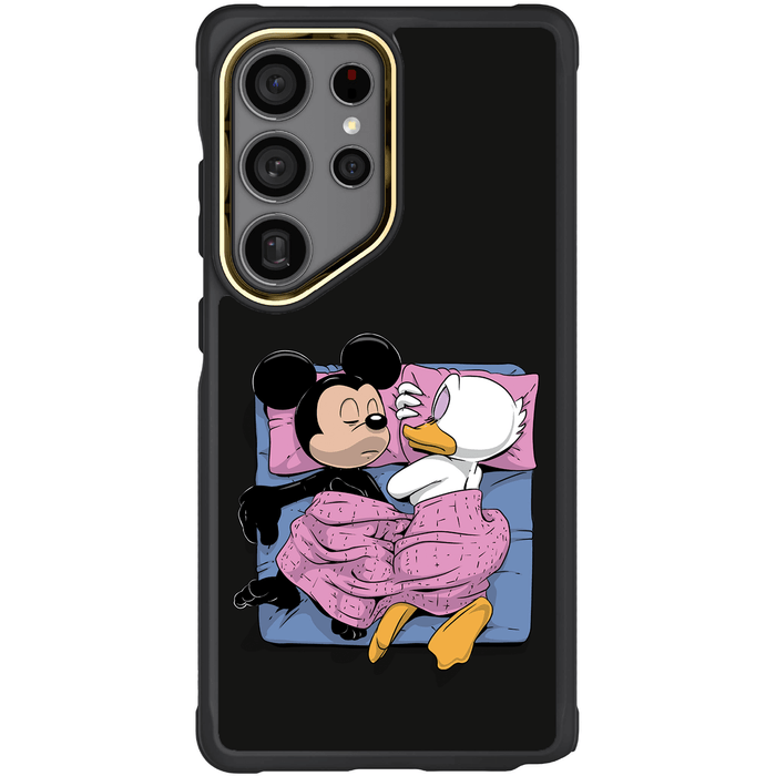 Galaxy S25 Ultra Sleeping Together by RX Strip Artist Artwork Protective Phone Case Limited Edition Collab Cover