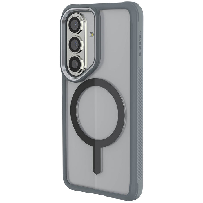 Galaxy S26 Clear Case MagSafe Protective Phone Cover Magnetic Ring Shockproof Premium Cool Gray