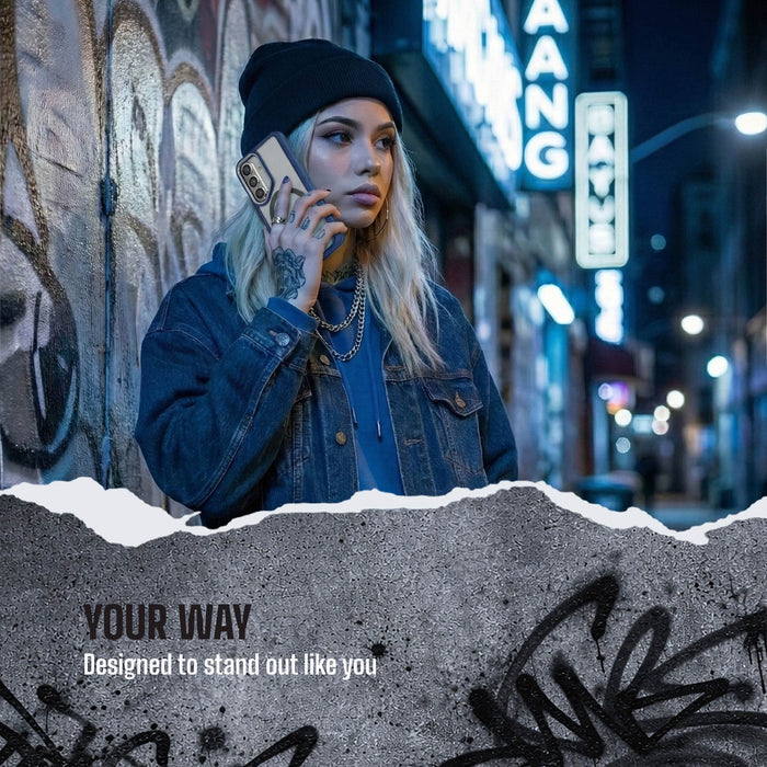 Galaxy S26 Plus Clear Case MagSafe Protective Phone Cover Magnetic Ring Shockproof Premium Blue Matte