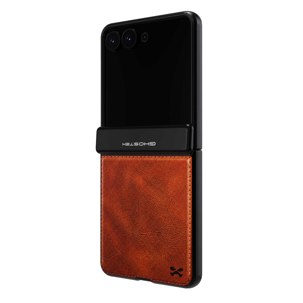 Samsung Galaxy Z Flip 8 Leather Case Brown