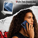 Samsung Galaxy Z Fold 8 Case Leather Blue MagSafe Magnetic Hinge Cover