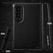 Samsung Galaxy Z Fold 8 Case Leather Black MagSafe Magnetic Hinge Cover