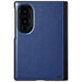 Samsung Galaxy Z Fold 8 Case Leather Blue MagSafe Magnetic Hinge Cover