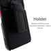 Apple iPhone 15 Heavy Duty Phone Case with Holster and Kickstand