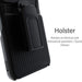 Apple iPhone 15 Pro Max Heavy Duty Case with Holster Belt Clip and Kickstand