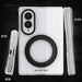 Samsung Fold 8 Case Clear MagSafe Magnetic Kickstand Protective Phone Case Cover