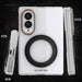 Samsung Galaxy Fold 8 Case Clear Gold MagSafe