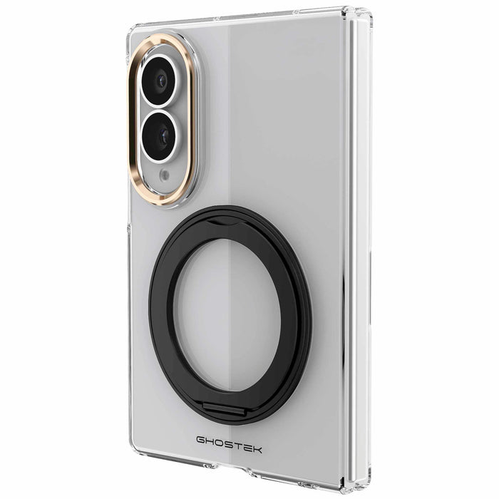 Samsung Galaxy Z Fold 8 Case Clear Gold MagSafe