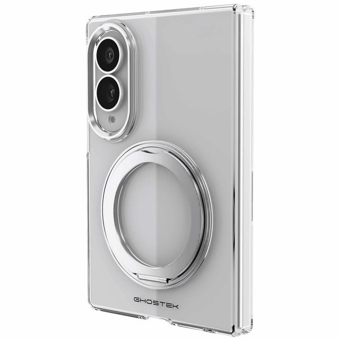 Samsung Galaxy Z Fold 8 Case Clear Silver MagSafe