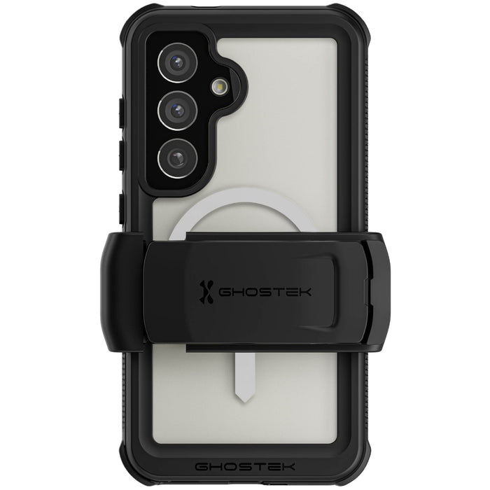 galaxy s25 waterproof case with screen protector holster magsafe clear