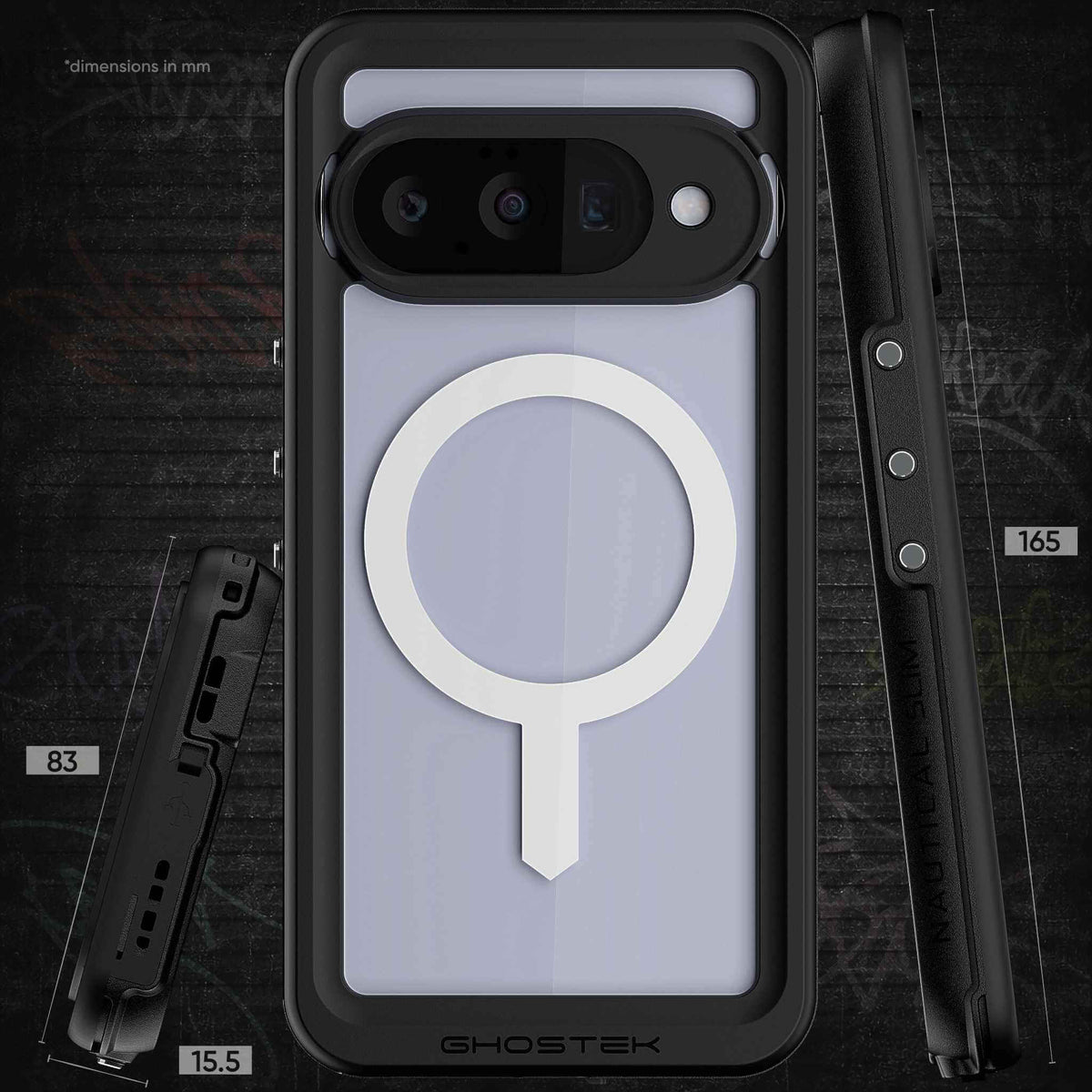 Pixel 11 Case Waterproof Screen Protector