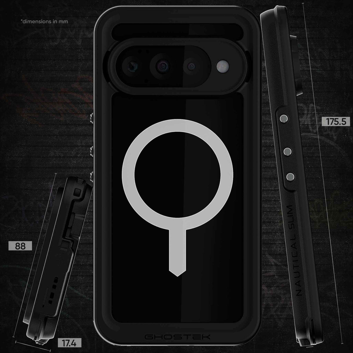 Google Pixel 11 Pro XL Waterproof Case Screen Protector Camera Lens Cover MagSafe Magnetic Full Body Heavy Duty Protection