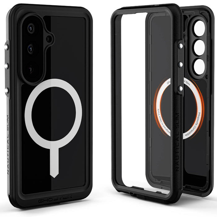 Galaxy S26 Waterproof Case with Screen Protector and MagSafe Magnetic Ring Full Body Heavy Duty Protective Cover Shell