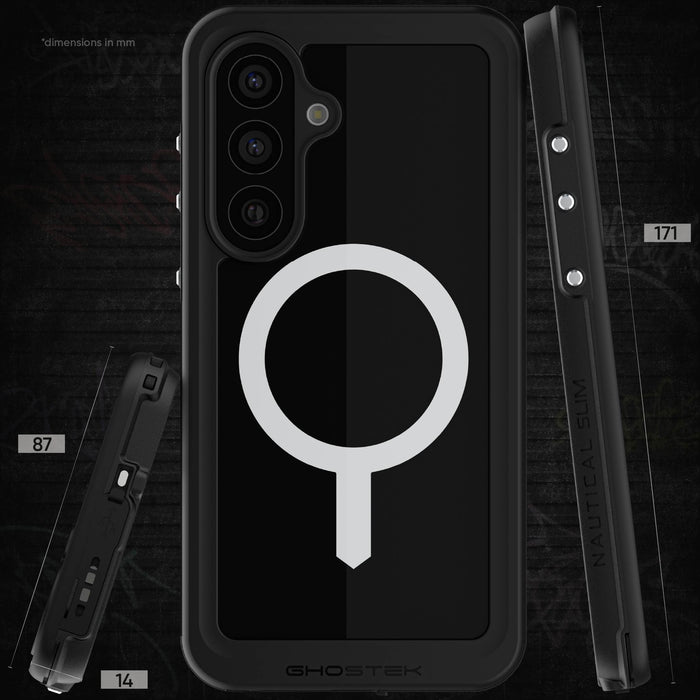 Galaxy S26 Plus Case Waterproof with Screen Protector and MagSafe Magnetic Ring Full Body Heavy Duty Protective Cover Shell