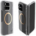 Pixel 11 Pro Fold Case Clear MagSafe Hinge Cover Gold