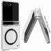 Samsung Galaxy Z Flip 8 Case Clear MagSafe Hinge Cover