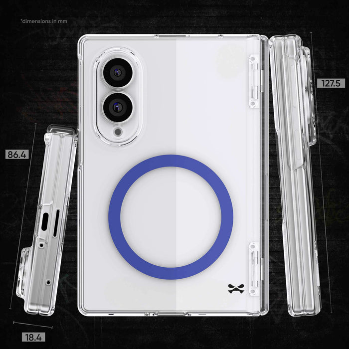 Samsung Galaxy Z Fold 8 Case Clear Blue