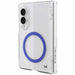 Galaxy Fold 8 Case Clear Blue MagSafe Hinge Cover Magnetic