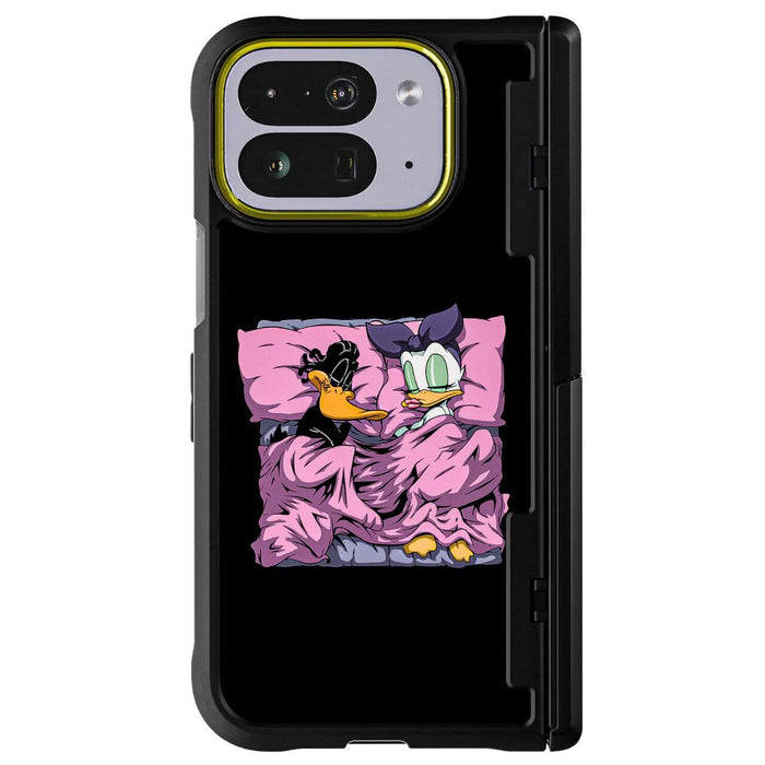 Pixel 10 Pro Fold Sleeping Together Plastic Edition by RX Strip Artist Artwork Protective Phone Case Limited Edition Collab Cover