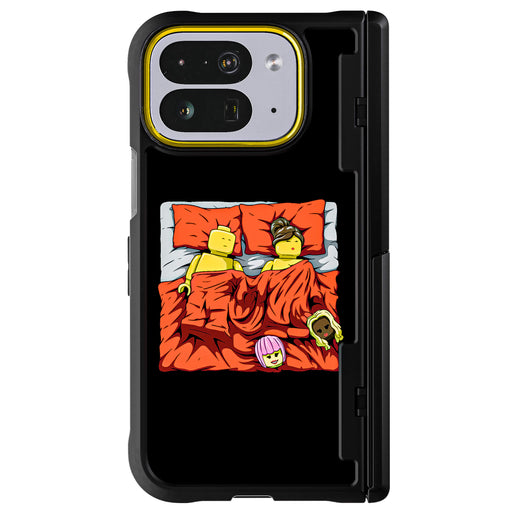 Pixel 10 Pro Fold Sleeping Together Brick Edition by RX Strip Artist Artwork Protective Phone Case Limited Edition Collab Cover