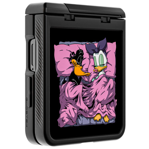 Galaxy Z Flip 7 Sleeping Together Plastic Edition by RX Strip Artist Artwork Protective Phone Case Limited Edition Collab Cover