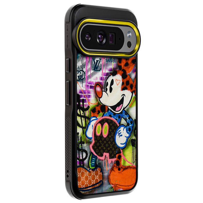 Pixel 10 Pro XL Mickey Mouse Plush Fashion Case