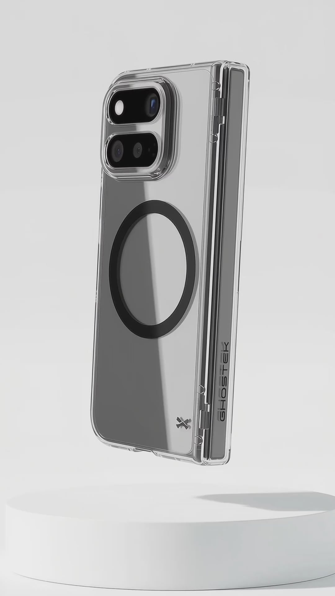 Pixel 11 Pro Fold Clear MagSafe Case with Hinge Cover and Screen Protector