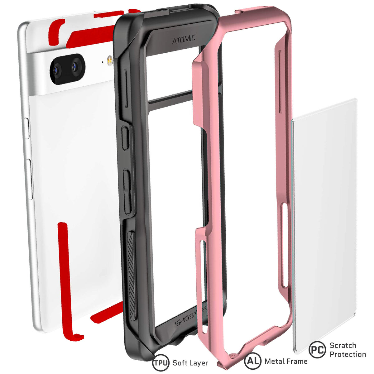 Pixel 7 Case Pink