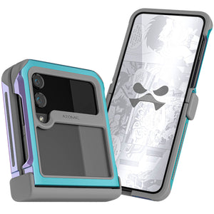 
                                Galaxy Flip 4 Protective Clear Aluminum Cases — ATOMIC slim