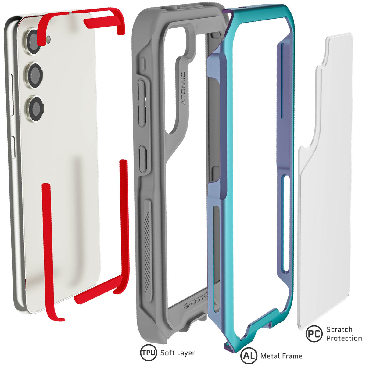 Samsung Galaxy S23 Case Holographic 