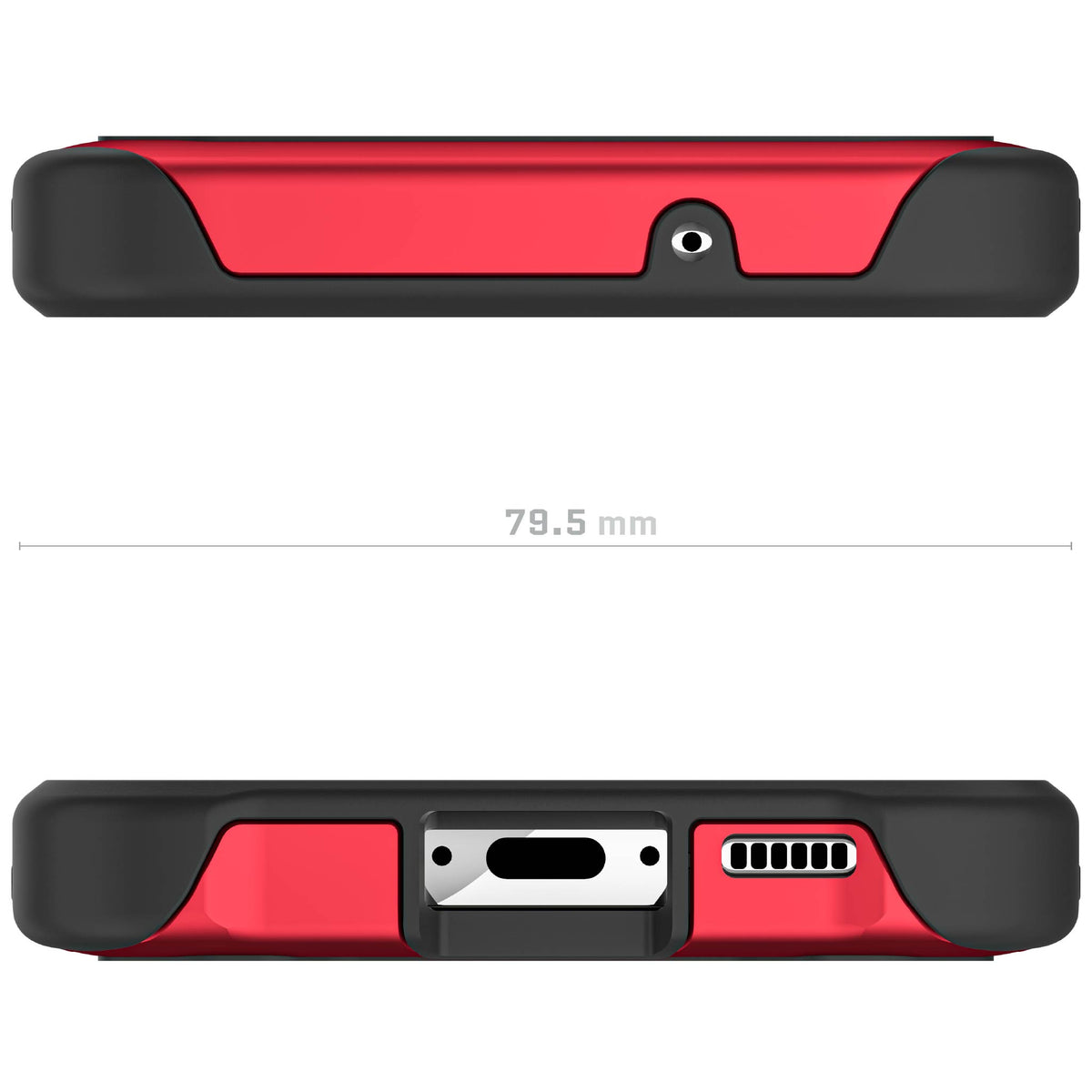 Galaxy S23 Red Case Sides