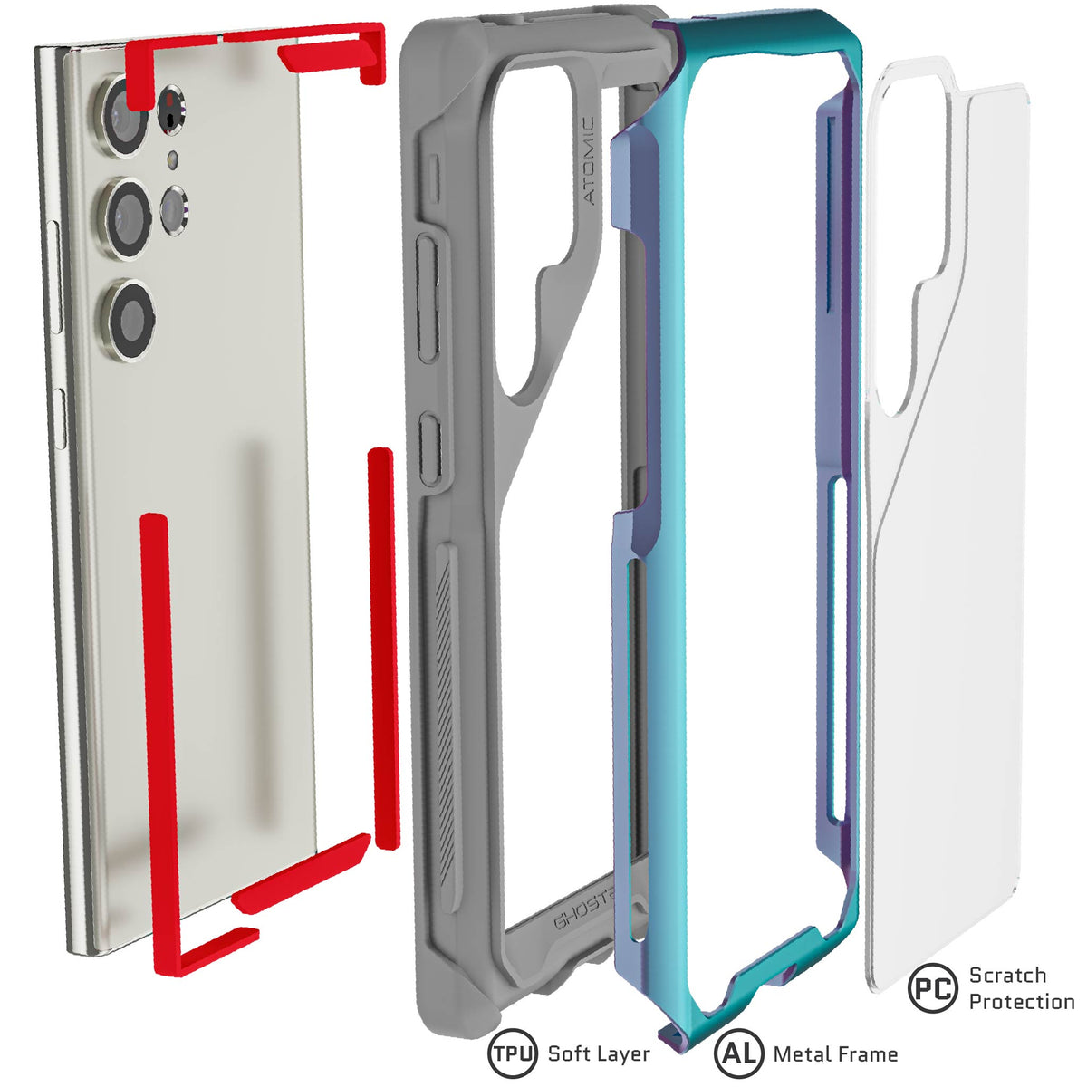 Galaxy S23 Ultra Case Prismatic Cover