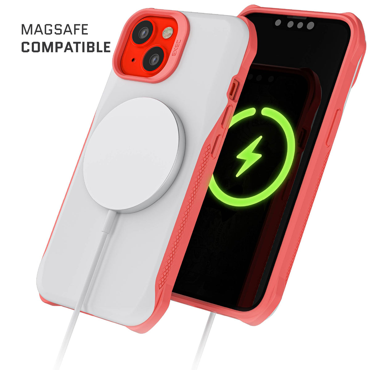 Apple iPhone 14 Pink Case MagSafe Wallet