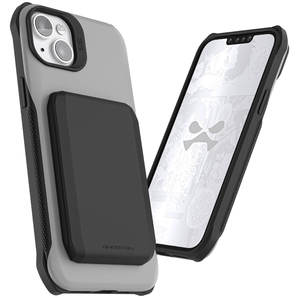 Apple iPhone 14 Plus Case Wallet MagSafe Gray
